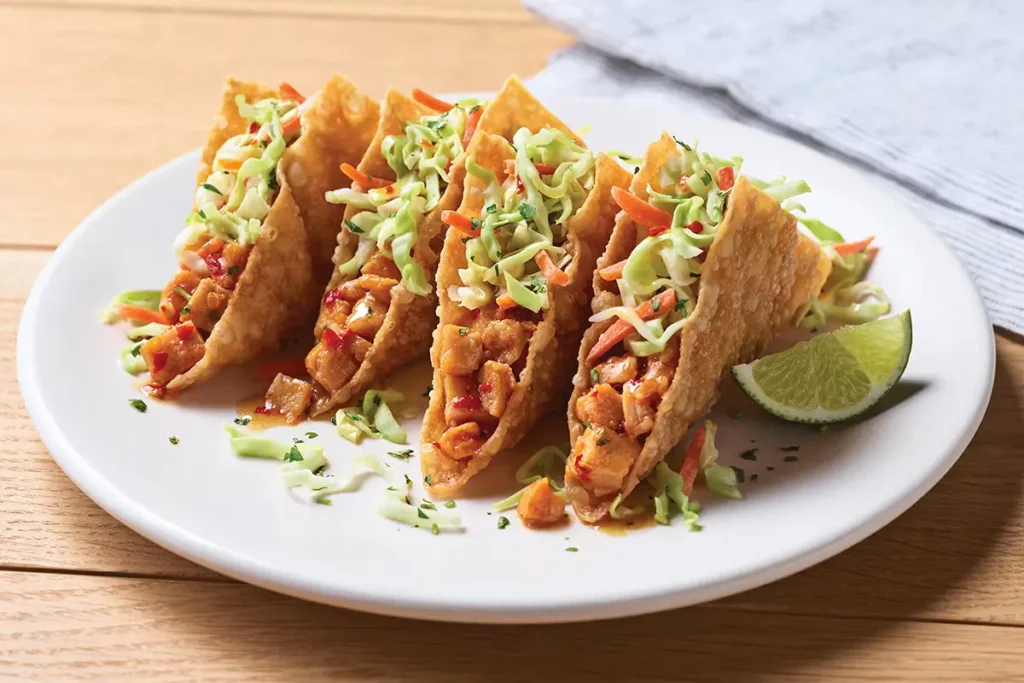 chicken wonton tacos applebess menu