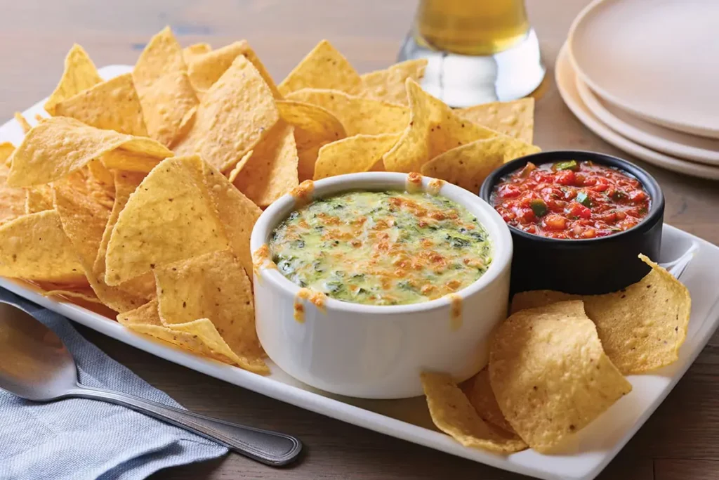 spinach & Artichoke dip applebees menu
